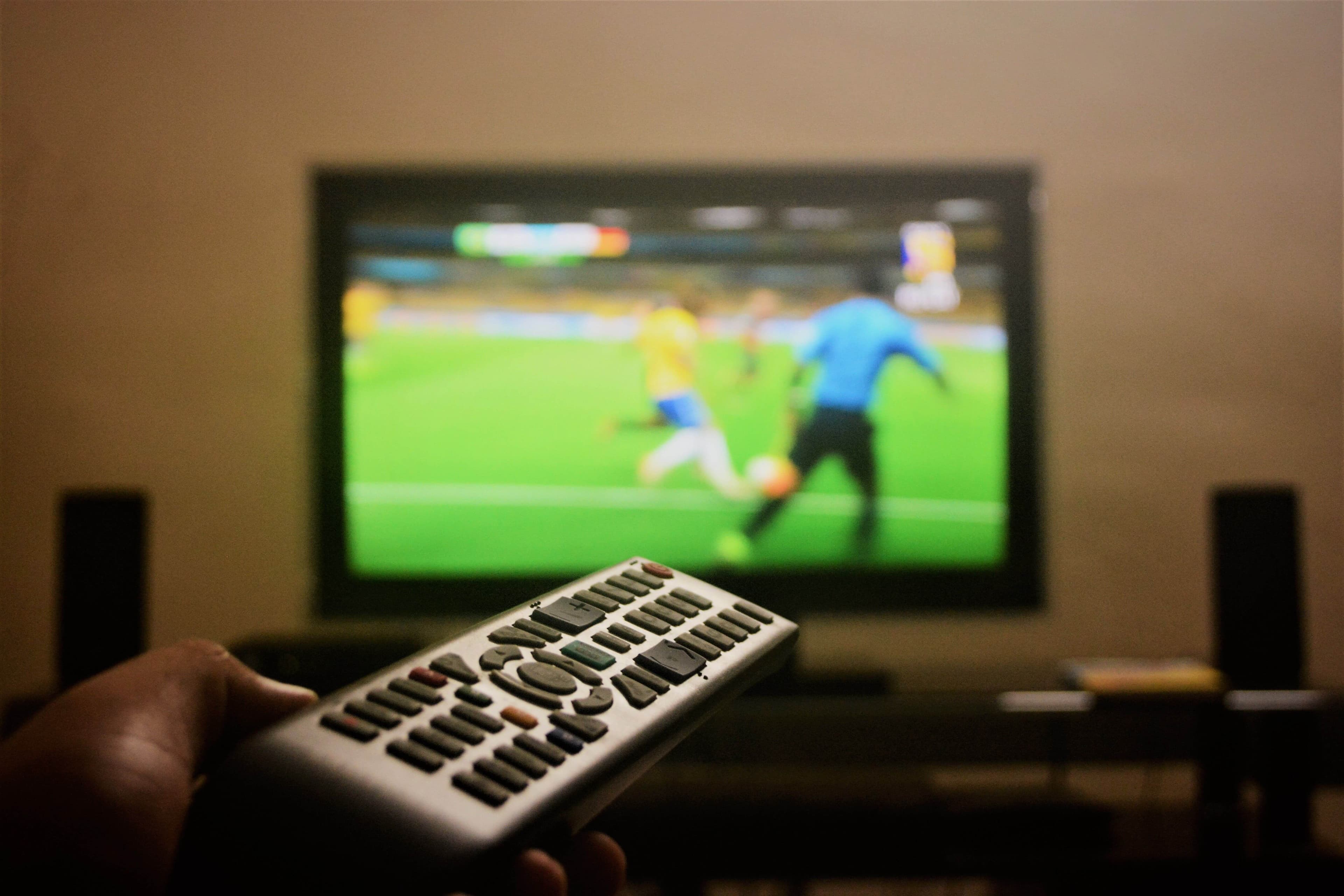 IPTV provider streaming live TV channels and on-demand content on a smart TV